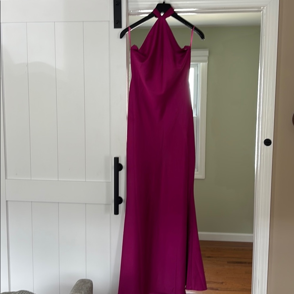 Chara Maxi Dress in Magenta, Runaway The Label